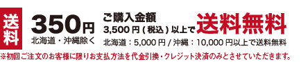 3500円で送料無料